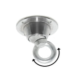 Aerial spinning ceiling mount for hoop, silks, hammock