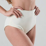 high waist bikini paaldans shorts Green Fern Cream voor poledance in twee kleuren dual wearable door Shark polewear via www.flexmonkey.nl side cream