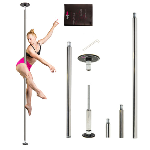 LUPIT POLE DIAMOND G2 - CHROME incl verzending - Flexmonkey Polewear