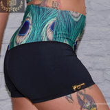 Flexmonkey Foldover short 'Peacock' - Flexmonkey Polewear