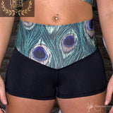 Flexmonkey Foldover short 'Peacock' - Flexmonkey Polewear
