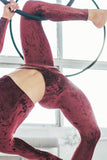 new color amaranth velvet leggings by dragonfly flexmonkey