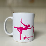 Poledancer coffee mug / paaldanser koffie beker