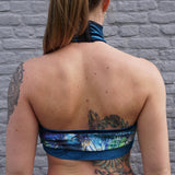Haltertop doublesided 'Velvet Butterfly' - Flexmonkey Polewear