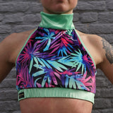Flexmonkey Haltertop 'Summer Flower' - Flexmonkey Polewear