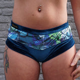 Flexmonkey Apple bum shorts 'Velvet Butterfly' - Flexmonkey Polewear
