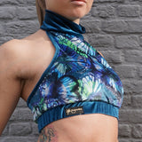 Haltertop doublesided 'Velvet Butterfly' - Flexmonkey Polewear