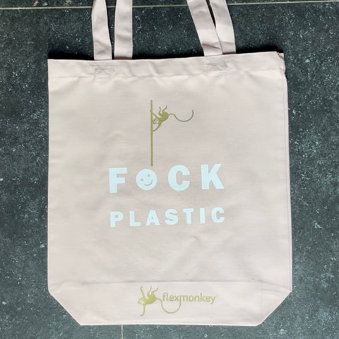 Let ' s Fly PoleMonkey die wiederverwendbare shopper Baumwolltasche von Flexmonkey polewear