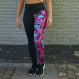 Flexmonkey High Waist Legging 'Flower' - Flexmonkey Polewear