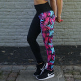 Flexmonkey High Waist Legging 'Flower' - Flexmonkey Polewear