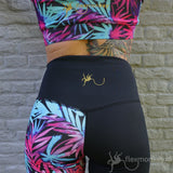 Flexmonkey High Waist Legging 'Flower' - Flexmonkey Polewear