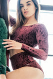 new color amaranth velvet pavi long sleeved top by dragonfly flexmonkey