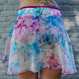 Flexmonkey Poledance skirt short 'White' - Flexmonkey Polewear