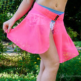 Flexmonkey Poledance skirt short 'White' - Flexmonkey Polewear