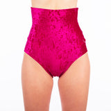 Dragonfly Betty - velvet fitness short - Flexmonkey Polewear