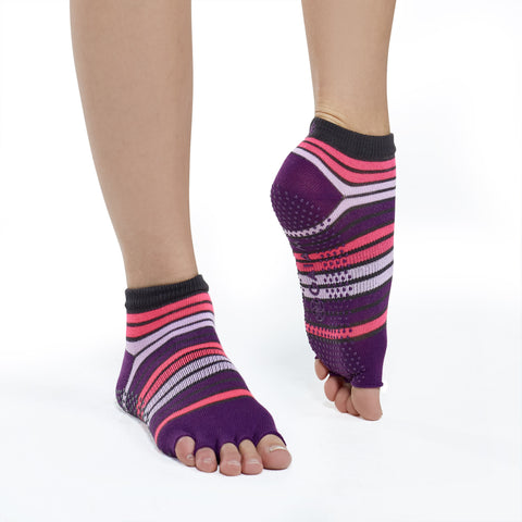 Yoga sokken "toeless" - teenloze sokken met grip