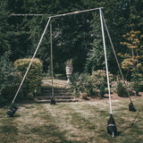 Rent X-pole A-frame for aerial hoop, silk and straps.