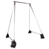 Rent X-pole A-frame for aerial hoop, silk and straps.