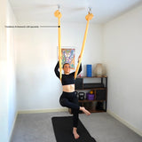 Aerial ceiling mount for aerial yoga and hammock (low level non dynamic movements)