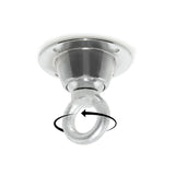 Aerial spinning ceiling mount for hoop, silks, hammock