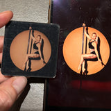 Poledance magneetje (gepersonaliseerd!)
