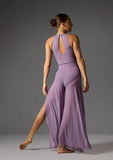 Mesh catsuit lyrasuit unitard bodysuit lilac back