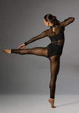 unitard aerial lyrasuit black mesh back