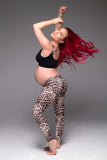 Mama RAD leggings Leopard - maternity - zwangerschapslegging - Flexmonkey Polewear