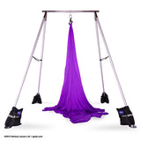 Huur X-pole A-frame voor aerial hoop, silk en straps. - Flexmonkey Polewear