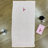 Poledancer towel (pink)