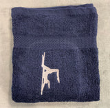Poledancer towel (blue)