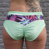 Flexmonkey Apple bum shorts 'Summer Flower' - Flexmonkey Polewear