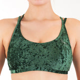 new color emerald velvet crossed top by dragonfly flexmonkey