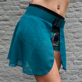Flexmonkey poledance skirt short 'Petrol' - Flexmonkey Polewear